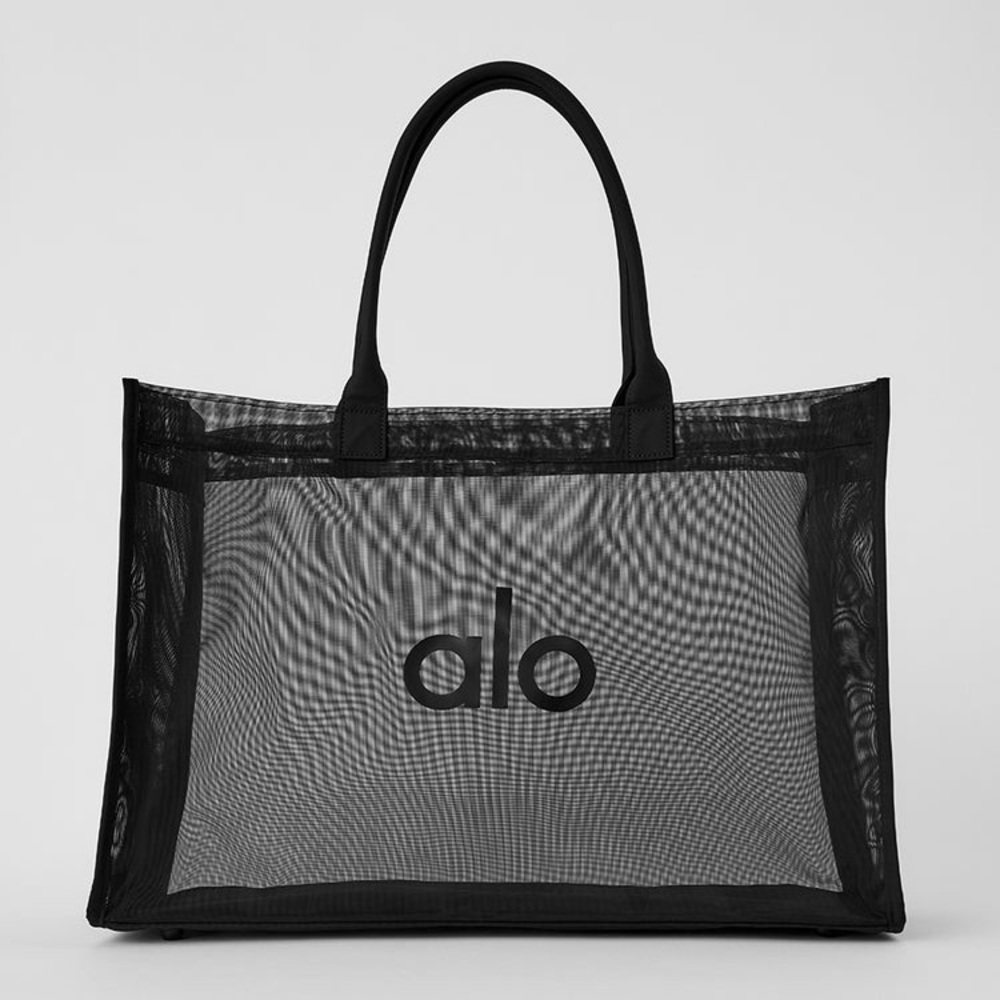ALO Yoga Black Sheer Black Tote
